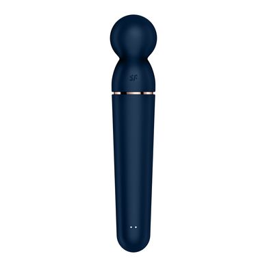 Вибромассажер Satisfyer Planet Wand-er Blue/Rosegold, очень мощный, беспроводной