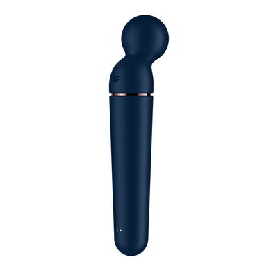 Вибромассажер Satisfyer Planet Wand-er Blue/Rosegold, очень мощный, беспроводной