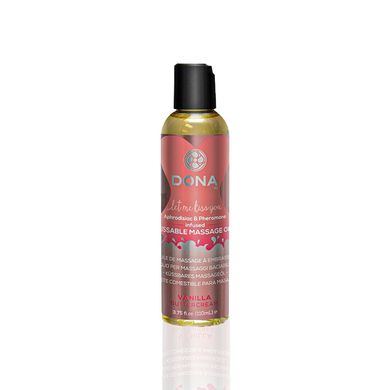 Массажное масло DONA Kissable Massage Oil Vanilla Buttercream (110 мл) можно для оральных ласк SO1536 фото