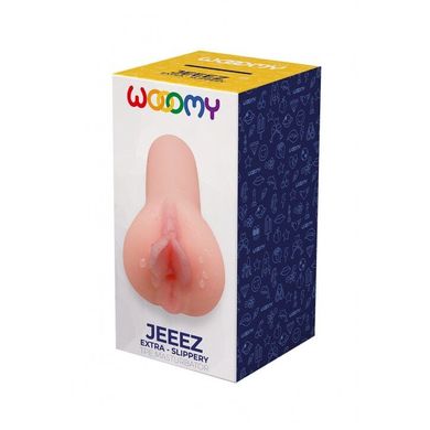 Мастурбатор-вагіна Wooomy Jeeez Masturbator Vagina, м’які відкриті губи, 11,6х5,4 см SO7404 фото