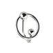 Уретральная вставка с кольцом Sinner Gear Unbendable — Sperm Stopper Solid, диаметр кольца 2,6 см SO4583 фото 4
