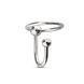Уретральная вставка с кольцом Sinner Gear Unbendable — Sperm Stopper Solid, диаметр кольца 2,6 см SO4583 фото 2