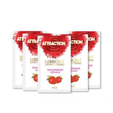 Пробник лубриканта с феромонами MAI ATTRACTION LUBS STRAWBERRY (10 мл) SO3958 фото