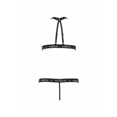 Фото 【Полупрозрачное боди с вырезами Passion Exclusive Mirajane Body black L/XL, black】 артикул 【PS26404】 для покупки на FunLove