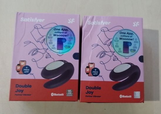 Смарт-вібратор для пар Satisfyer Double Joy Violet (м'ята упаковка!!!) SO3899-R фото