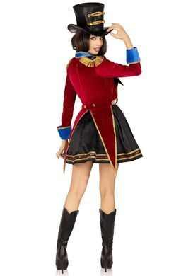 Фото 【Костюм циркачки Leg Avenue Ringmaster Costume S, сукня, капелюх】 артикул 【SO9193】 для покупки у FunLove
