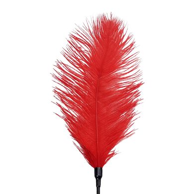 Щекоталка со страусиным пером Art of Sex - Feather Tickler, цвет Красный SO6999 фото