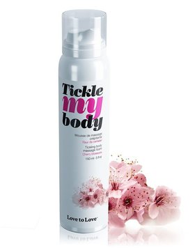 Масажна піна Love To Love TICKLE MY BODY Cherry Blossom (150 мл) зволожувальна