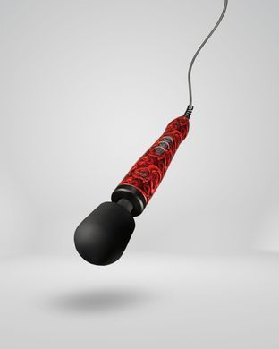 Фото 【Вібромасажер DOXY Original ROSE PATTERN, дуже потужний, живлення 220В, пульсівні вібрації】 артикул 【SX2454】 для покупки у FunLove