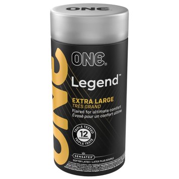 Презервативи ONE Legend Extra Large 12 шт, подарункова упаковка тюб