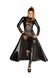 Платье-плащ с мокрым эффектом Noir Handmade F128C Powerwetlook gown coat, M