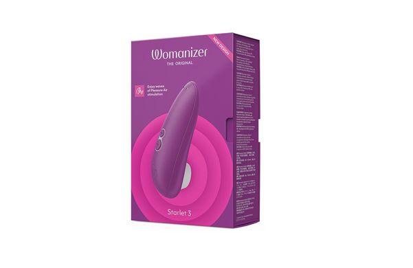 Вакуумний кліторальний стимулятор Womanizer Starlet 3 VIOLET (м'ята упаковка!!!) SO8741-R фото