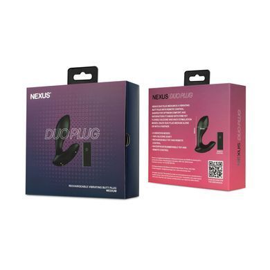 Фото 【Анальна вібропробка Nexus DUO Plug Medium, пульт ДК】 артикул 【SX2411】 для покупки у FunLove