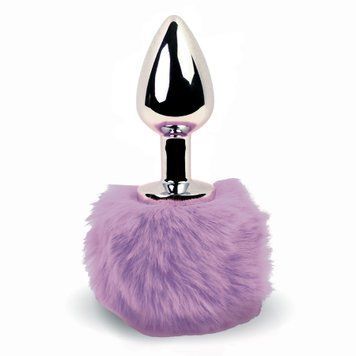 Фото 【Анальна пробка FeelzToys - Bunny Tails Butt Plug Purple】 артикул 【SO5062】 для покупки у FunLove