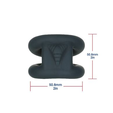 Двойное эрекционное кольцо LUX Active – Tug – Versatile Silicone Cock Ring SO5574 фото