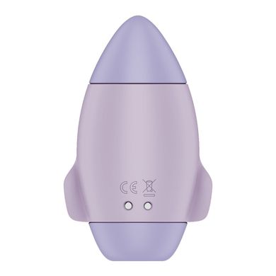 Вакуумный стимулятор с вибрацией Satisfyer Mission Control Violet, 2 независимых мотора