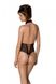 Боді TRISHA BODY black L/XL - Passion SO9741 фото 2