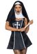 Костюм черниці Leg Avenue Naughty Nun L, сукня, головний убір SO8552 фото 1