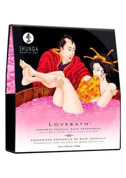 Гель для ванни Shunga LOVEBATH – Dragon Fruit 575 г, робить воду ароматним желе зі SPA-ефектом