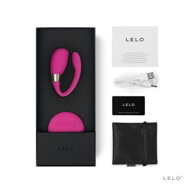 Вибратор для пар LELO Tiani 3 Cerise, 2 мотора, пульт ДУ SO8115 фото