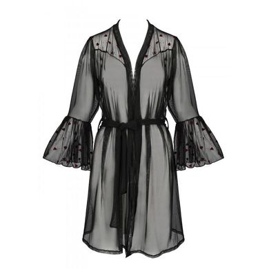 Повітряний пеньюар Passion LOVELIA PEIGNOIR L/XL, black