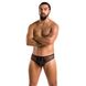 Чоловічі труси зі шнурівкою Passion 035 Slip Richard S/M Black, екошкіра, сітка SO7577 фото 9