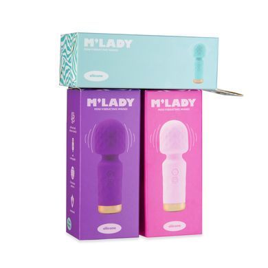Фото 【Вибромассажер M&rsquo;Lady Mini Vibrating Wand Pink】 артикул 【SX3145】 для покупки на FunLove