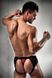 Мужские трусики с красным гульфиком Passion 007 THONG red L/XL (мятая упаковка)