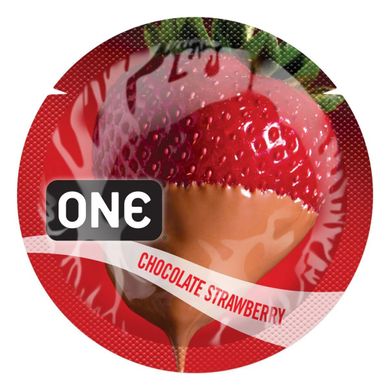 Презерватив ONE FlavorWaves 1 шт зі смаком Chocolate Strawberry