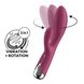 Вібратор-кролик з ротацією Satisfyer Spinning Rabbit 1 Red, 3 мотори