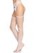 Панчохи-сітка Leg Avenue Net stockings with garter belt One size White, пояс, підв’язки