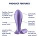 Анальна смарт-пробка з вібрацією Satisfyer Intensity Plug Purple