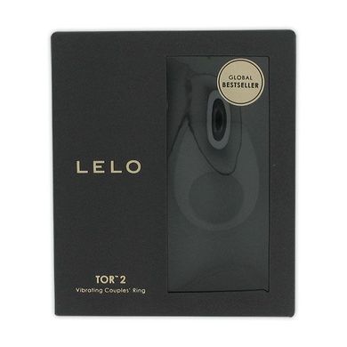 Ерекційне кільце з вібрацією LELO Tor 2 Black SO8119 фото