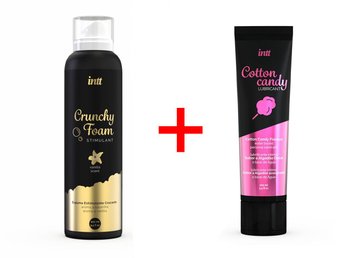 INTT Promo 2: Масажна піна Crunchy Foam Vanilla (150 мл) + змазка Cotton Candy (100 мл) безкоштовно