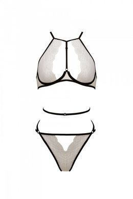 Фото 【Комплект білизни Passion CHIKA SET, XXL/XXXL, cream, топ, трусики】 артикул 【SO9700】 для покупки у FunLove