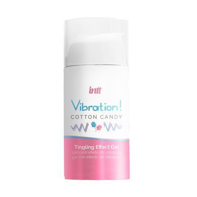 Фото 【Рідкий вібратор Intt Vibration Cotton Candy (15 мл), густий гель, дуже смачний, діє до 30 хвилин】 артикул 【SO9812】 для покупки у FunLove