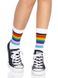 Носки женские в полоску Leg Avenue Pride crew socks Rainbow, 37–43 размер