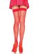 Чулки-сетка со швом Leg Avenue Backseam Thigh Highs Red, one size SO7976 фото 1