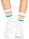 Шкарпетки жіночі в смужку Leg Avenue Pride crew socks Pansexual, 37–43 розмір SO8585 фото 3