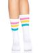 Шкарпетки жіночі в смужку Leg Avenue Pride crew socks Pansexual, 37–43 розмір SO8585 фото 2