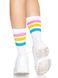 Шкарпетки жіночі в смужку Leg Avenue Pride crew socks Pansexual, 37–43 розмір SO8585 фото 4