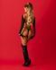 Украшение на тело Obsessive Lustique Black harness bra S/M/L