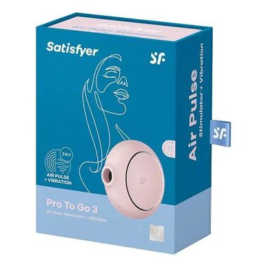 Вакуумний стимулятор Satisfyer Pro To Go 3 Rose SO6988 фото