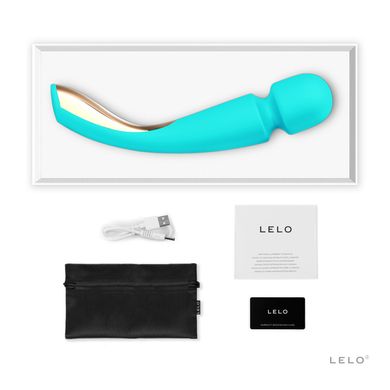 Вібромасажер LELO Smart Wand 2 Medium Ocean Blue SO8099 фото