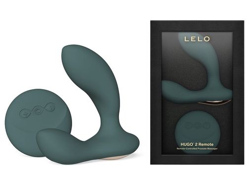 Масажер простати LELO Hugo 2 Remote Green