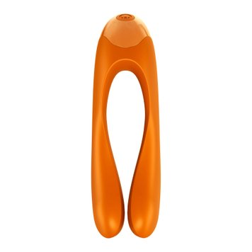 Фото 【Вібратор на палець Satisfyer Candy Cane Orange】 артикул 【SO4652】 для покупки в сексшопі FunLove