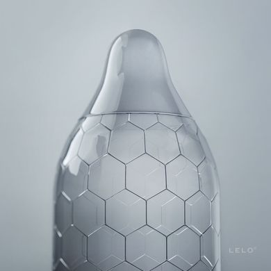 Презервативи LELO HEX Condoms Original 3 Pack, тонкі та суперміцні SO8130 фото