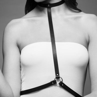 Фото 【Портупея Bijoux Indiscrets MAZE - I Harness Brown, екошкіра, дуже стильна】 артикул 【SO5942】 для покупки у FunLove