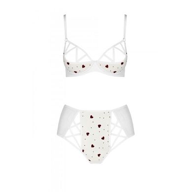 Эротический комплект с рисунком LOVELIA BIKINI white L/XL - Passion SO4750 фото