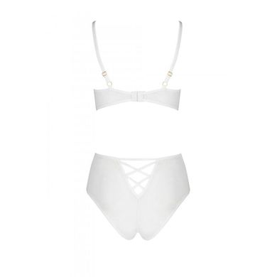 Эротический комплект с рисунком Passion LOVELIA BIKINI S/M, white